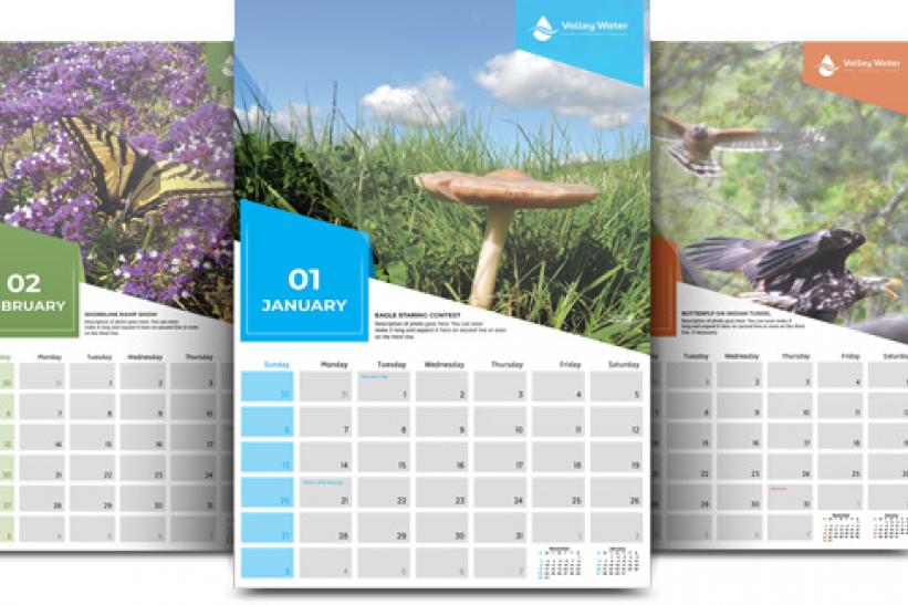 Order your 2020 Valley Water Calendar/ Fiscal Year 2019 Annual Report
